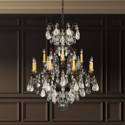 Renaissance Rock and Color Chandelier by Schonbek Lighting - Starlight Lighting USA and Canada